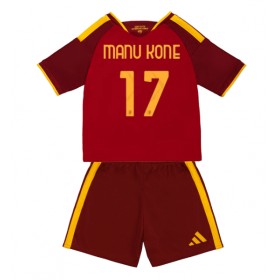 AS Roma Manu Kone #17 Hjemme skjorte til barn 2026-27 Kortermet (+ korte bukser)